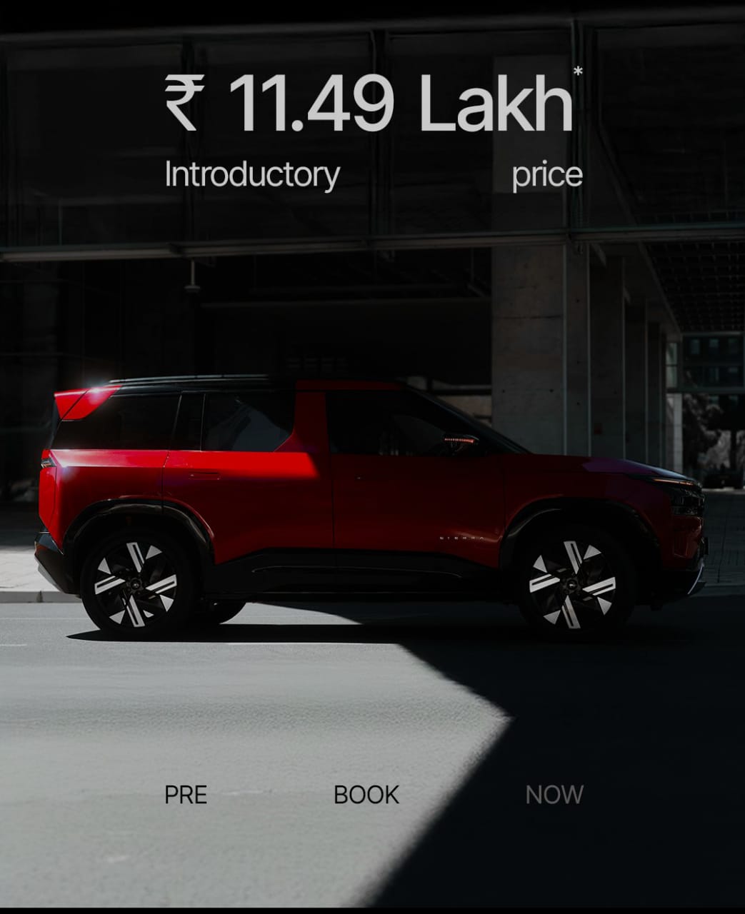 Tata sierra : टाटा ने लॉन्च की टाटा सिएरा, 11.49 लाख शुरुवाती कीमत के साथ